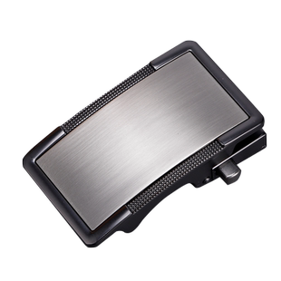 皮带扣头男士自动扣卡槽腰带扣滑槽高档裤带头配件3.5cm 卡扣单卖