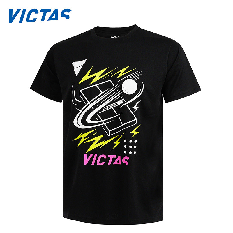 VICTAS维克塔斯乒乓球服短袖男女新款透气T恤训练服专业运动服