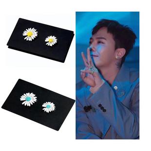 权志龙同款GD大小雏菊INS男女胸针领针西装牛仔帽子包包徽章饰品