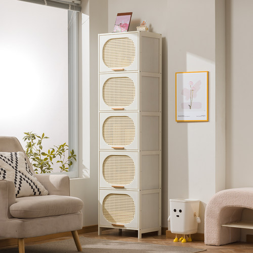 多层防尘组合夹缝柜书柜