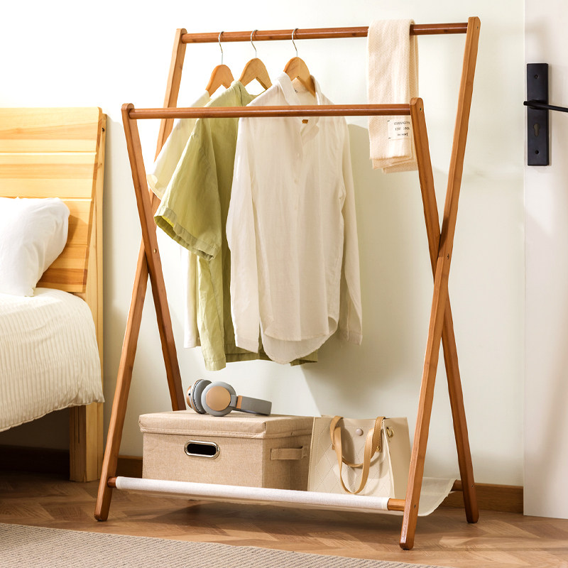 衣帽架子折叠宿舍卧室床边落地小衣架挂衣架收纳置物家用放衣神器,收纳整理,衣帽架,淘宝优惠券,粉丝福利购,淘宝优惠卷