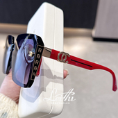 墨镜女2025新款 高级感偏光防紫外线大框显得脸小方圆脸开车太阳镜