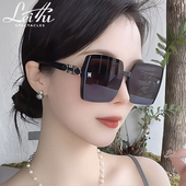 大框墨镜女2025新款 高级感大脸显瘦防紫外线显得脸小方圆脸太阳镜