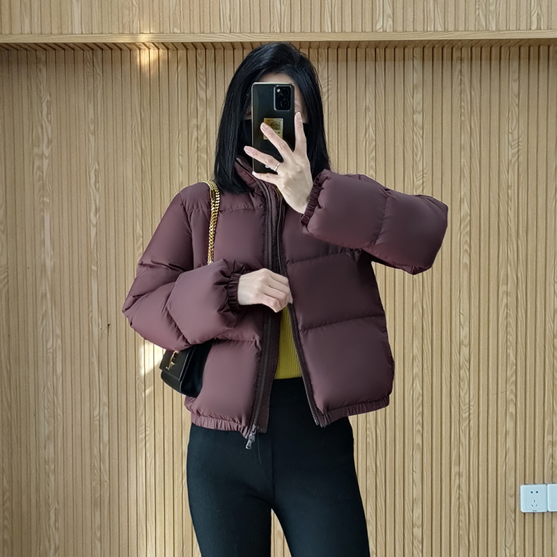 时髦精！肯豆小短款95鹅绒服