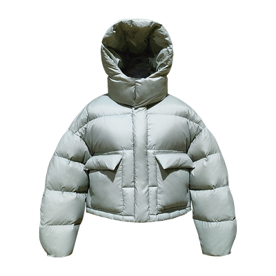 时尚韩版短款鹅绒服加厚保暖