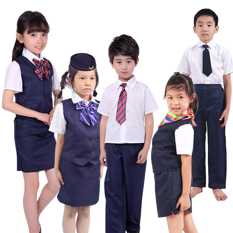 儿童银行老师空姐扮演演出服