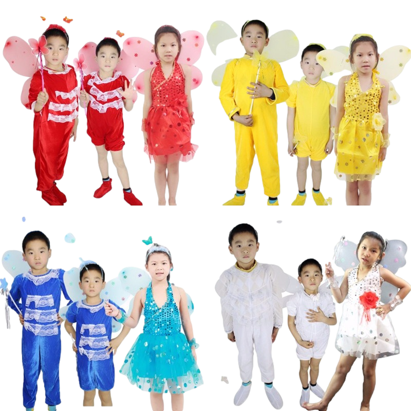 昆虫蝴蝶卡通表演服幼儿园舞蹈服