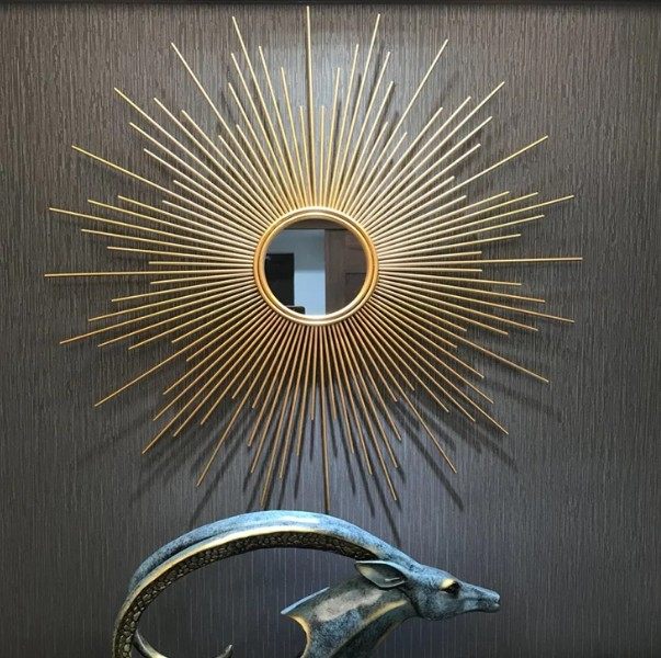 欧式铁艺壁饰壁挂太阳镜客厅电视背景墙面装饰品餐厅墙饰玄关挂饰