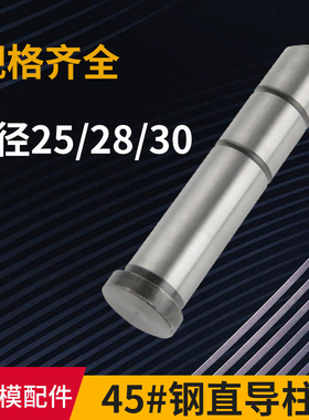 塑胶模直导柱GP导柱25/28/30*70*80*90*100*110*120*130-500MM
