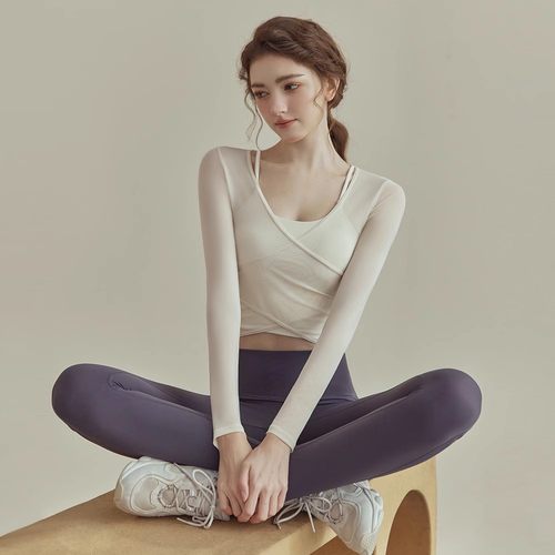 【两件套】瑜伽服套装长袖普拉提