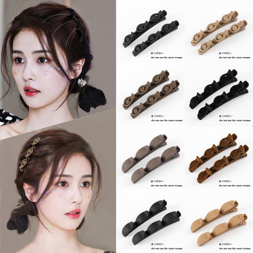 编发发夹女侧边刘海碎发夹