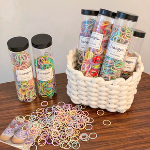 夏季 儿童橡皮筋女扎头发绳不伤发头绳宝宝女童弹性好小号发圈头饰