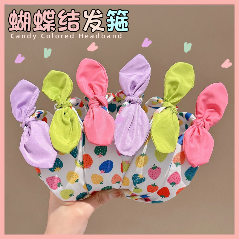 儿童立体蝴蝶结发箍女童宝宝可爱