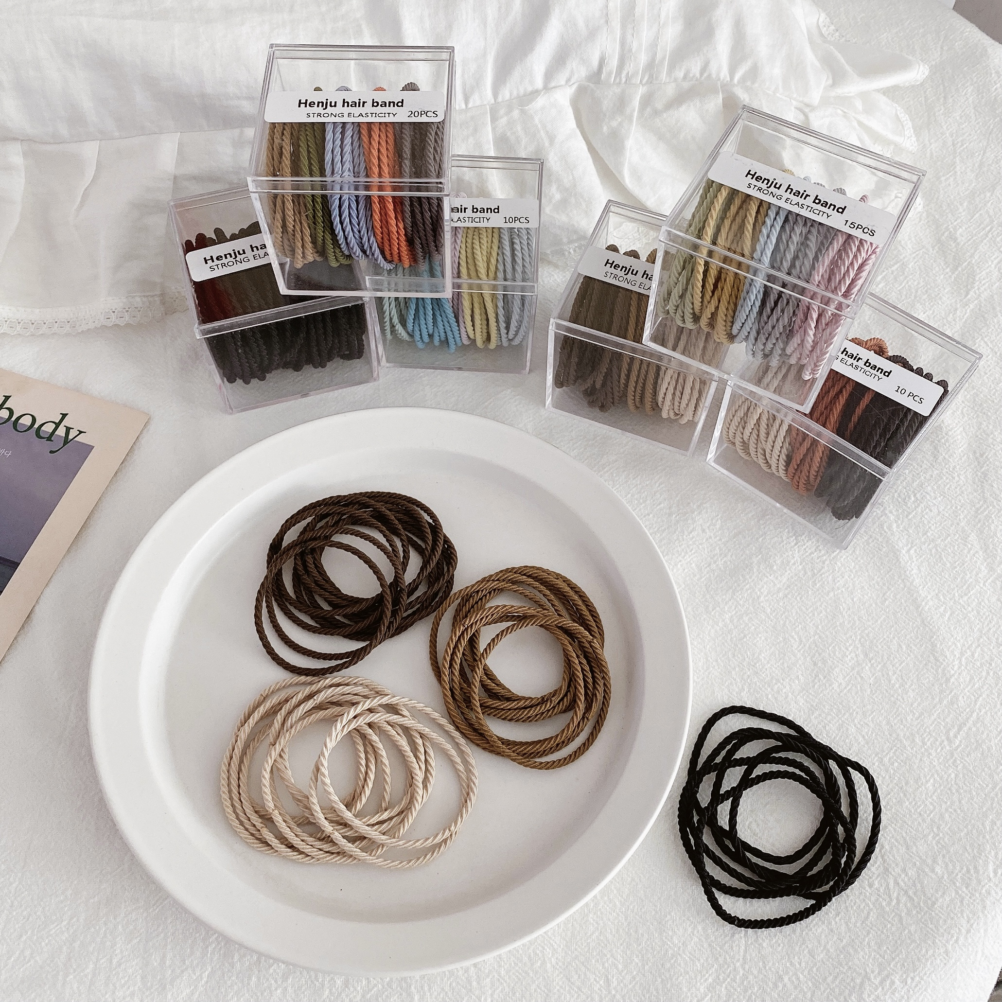 高端耐用不勒夏季发绳大人橡皮筋