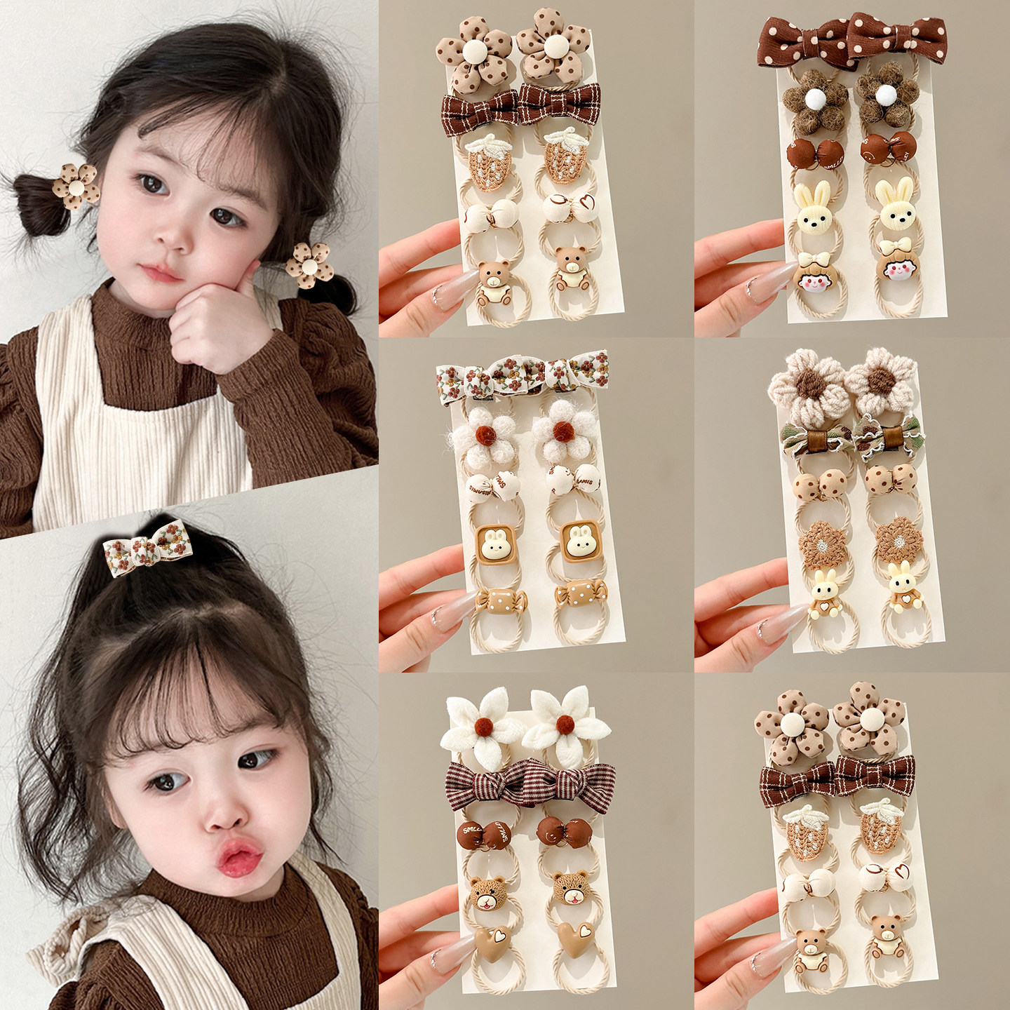 可爱花朵蝴蝶结头圈发绳儿童扎头橡皮筋发圈女童宝宝马尾头绳头饰,饰品/流行首饰/时尚饰品新,发饰,淘宝优惠券,粉丝福利购,淘宝优惠卷