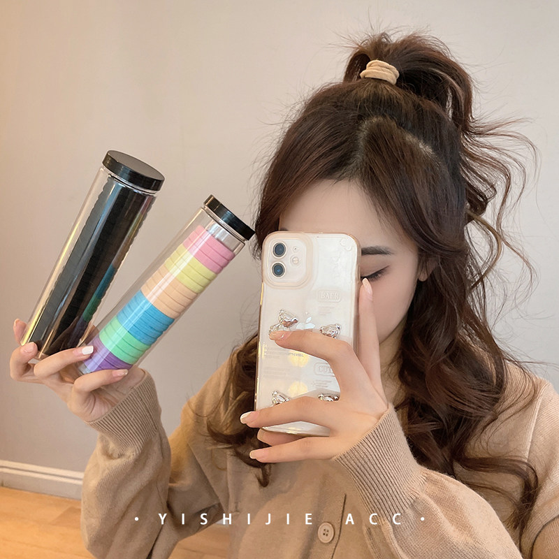 咖色黑色头绳无痕发圈基础发绳加粗橡皮筋女扎头糖果色高弹力皮套,饰品/流行首饰/时尚饰品新,发饰,淘宝优惠券,粉丝福利购,淘宝优惠卷