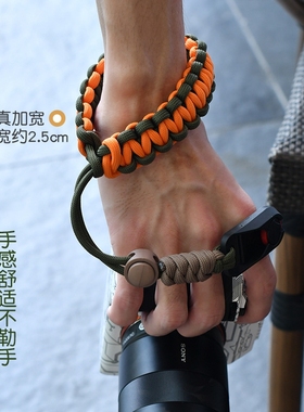 简约时尚单反相机手腕带绳适用佳能M50II富士XT5 4微单XS10 20索尼A7RM4/M3 A6600尼康Z9 Z7手提带Z6理光GR3X