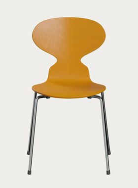 美居汇 正品FRITZ HANSEN蚂蚁椅Ant Chair木制餐椅座椅子经典复古