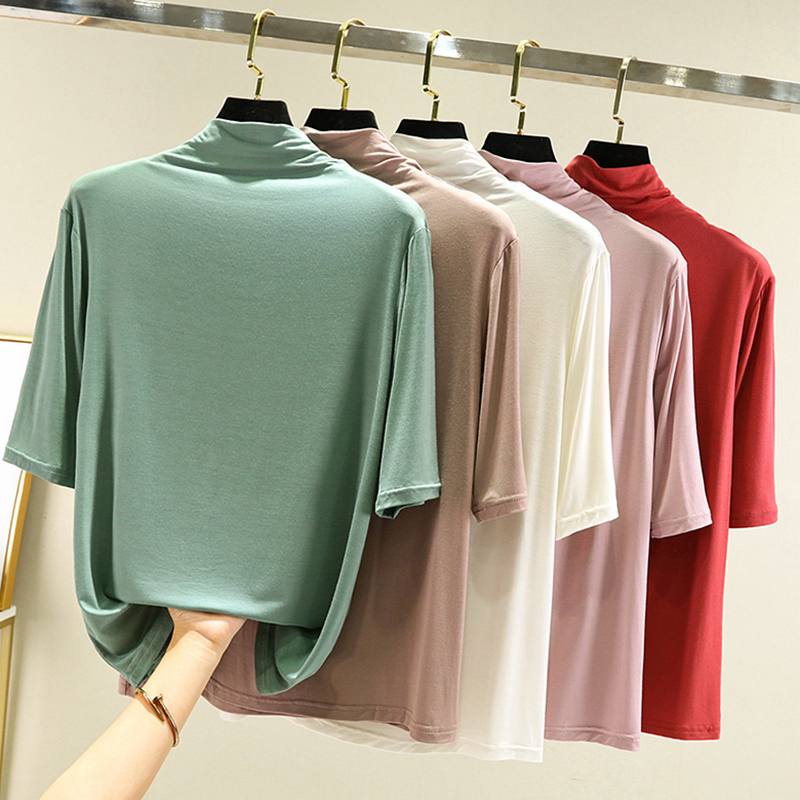 T恤女韩版莫代尔薄款中袖