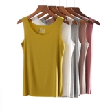 Весенний топ с чашечками, майка топ, приятная телу футболка без рукавов, городской стиль