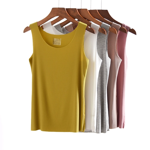 Весенний топ с чашечками, майка топ, приятная телу футболка без рукавов, городской стиль