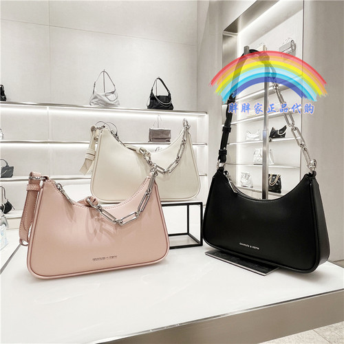 小CK腋下单肩斜挎链条轻便包