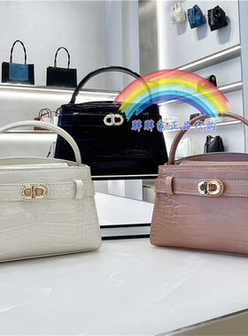 CHARLES&KEITH小CK2-50270880鳄鱼纹手提单肩斜挎凯莉包女迷你