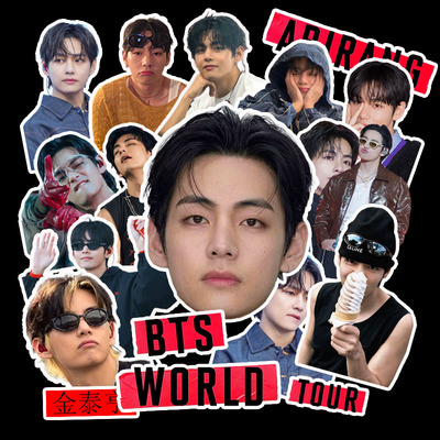 金泰亨贴纸BTS世界巡回演唱