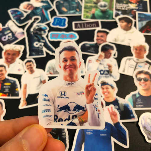 阿尔本贴纸F1周边Albon