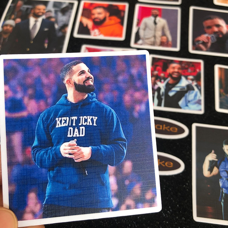 drake贴纸卡贴德雷克公鸭周边贴画欧美说唱歌手rapper手账手机壳