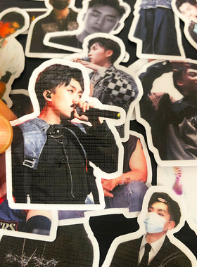 杨和苏KeyNG贴纸中国新说唱周边rapper贴画不干胶手账手机壳同款