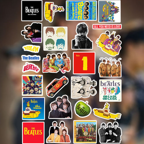 thebeatles披头士乐队贴纸