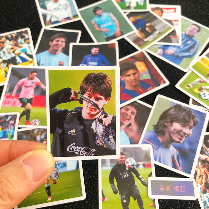messi梅西防水卡贴贴纸防水高清阿根廷足球运动员周边