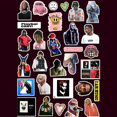 playboicarti贴纸高清防水