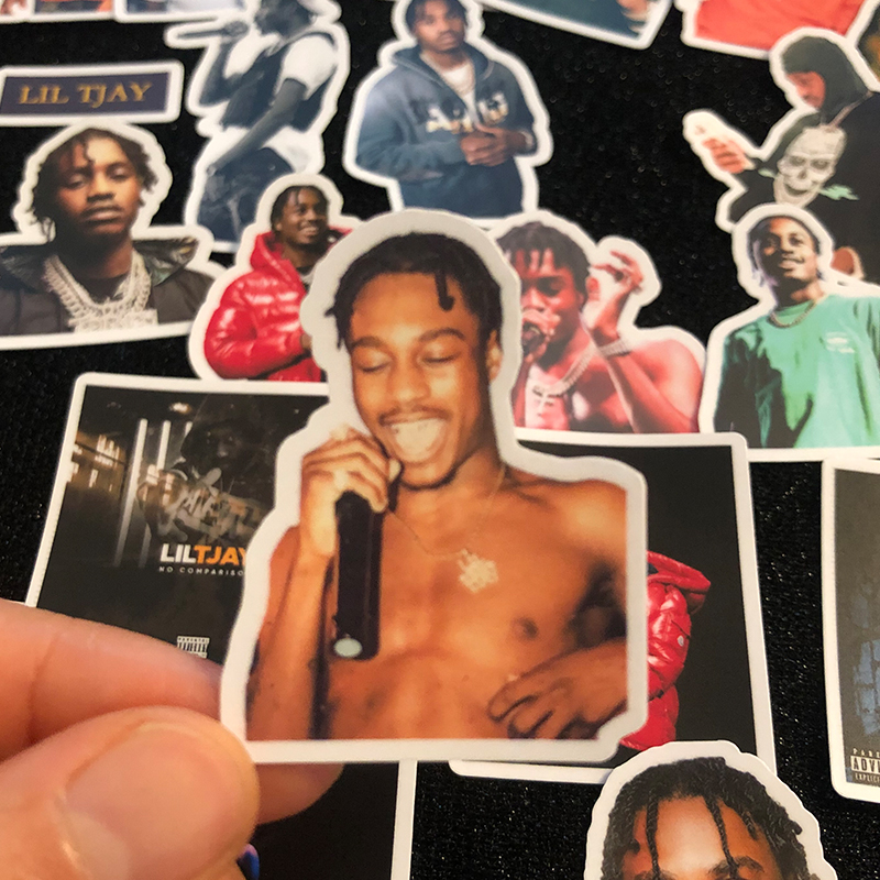 LilTJay贴纸卡贴防水说唱周边
