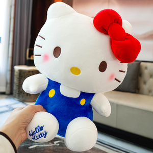 正版hellokitty公仔大号凯蒂猫玩偶kt布娃娃毛绒玩具女生生日礼物