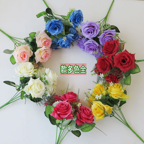 单支假花仿真花束客厅插花卉小把