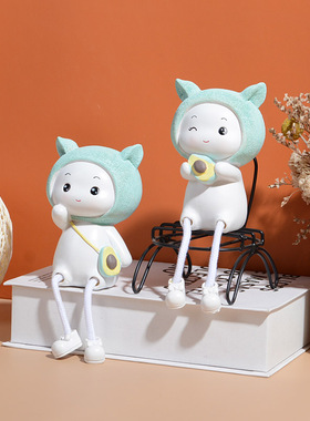 桌面摆件可爱装扮小吊脚娃娃