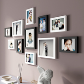 照片墙装 饰创意组合相框挂墙不规则客厅背景墙上相片相簿墙免打孔