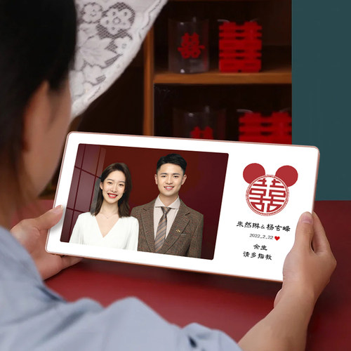 结婚纪念打印高清结婚照片加日期