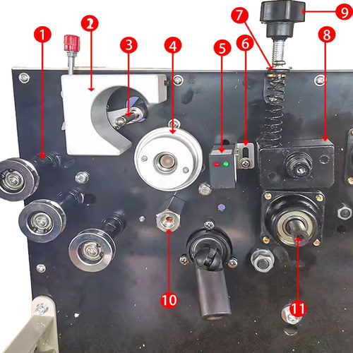 0华联配件印字粒架轮盖封口机