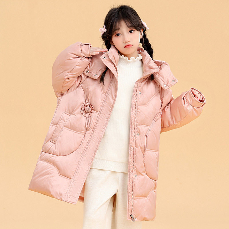 东北极寒零下40防寒服女童羽绒服图片