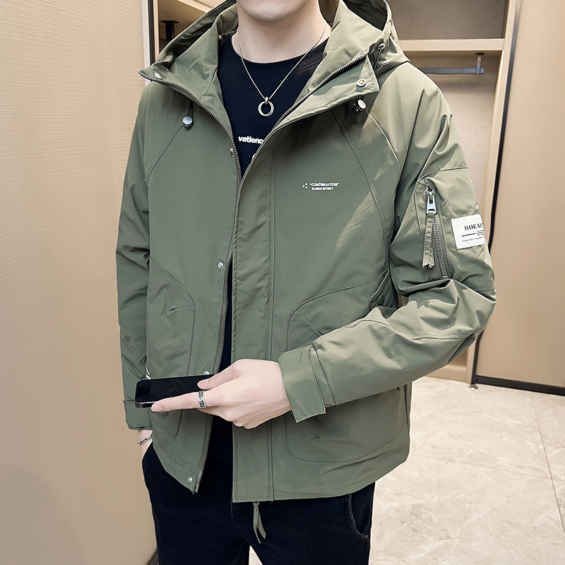 潮流户外防风工装夹克
