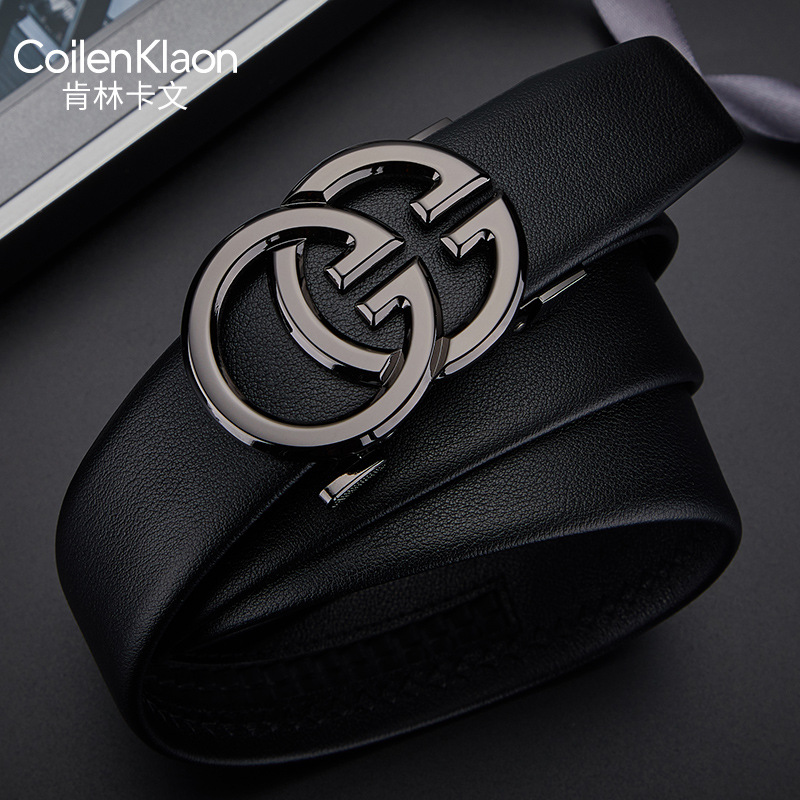 CoilenKlaon皮带男真皮高端腰带