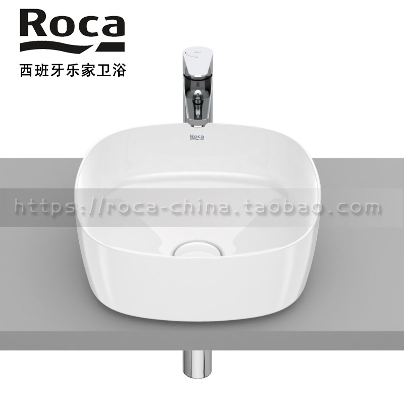 ROCA乐家 英佩拉台上碗盆327502000柔方小艺术薄边进口洗脸盆37cm