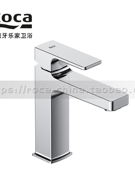 新款ROCA乐家艾格N单孔面盆龙头5A337HC0N恒亮镀层长嘴不带下水器