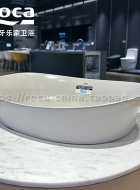 ROCA乐家 酷玛台上式艺术洗脸盆32765J00C 32765J64C陶瓷盆黑白色