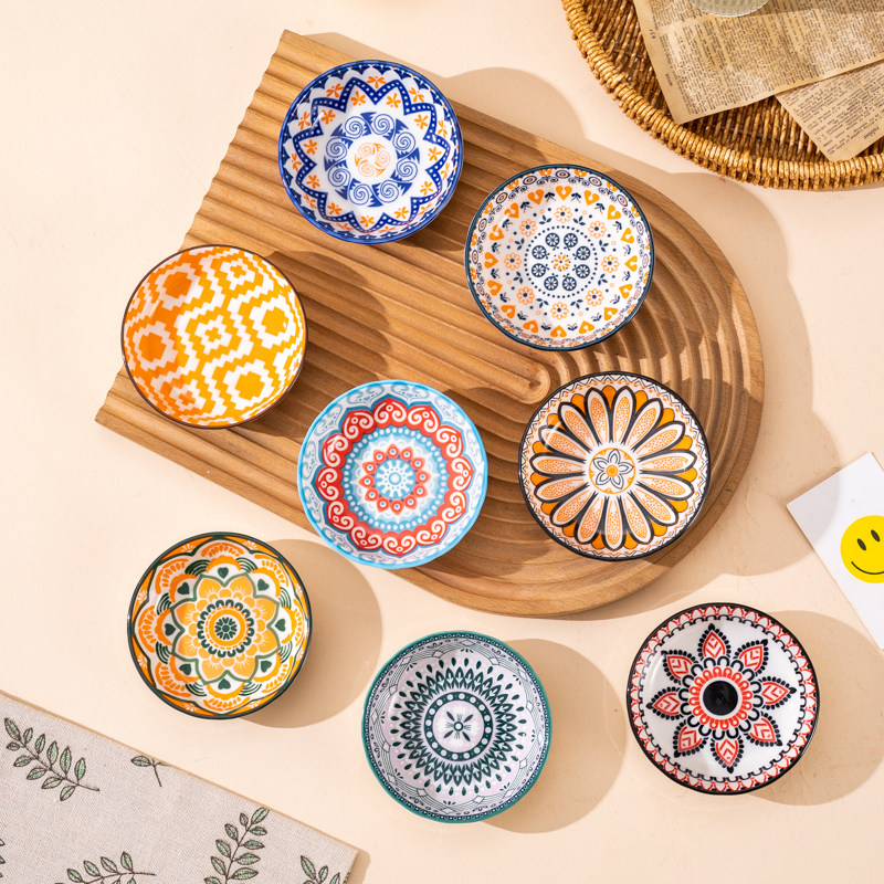 陶瓷小碟子家用酱油醋调味碟火锅蘸料宫格调料碗小菜咸菜碟小盘子,餐饮具,碟,淘宝优惠券,粉丝福利购,淘宝优惠卷