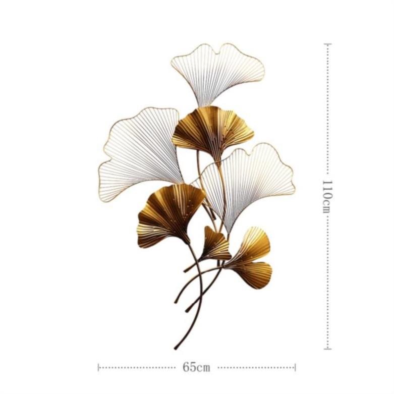 Background wall Shelf wall Wall hanging Flower art decorate shop Art modelling Room a living room Ginkgo biloba metopein the Home accessories , Mural  category - from Buy2taobao.com to provide professional Taobao agent buy service