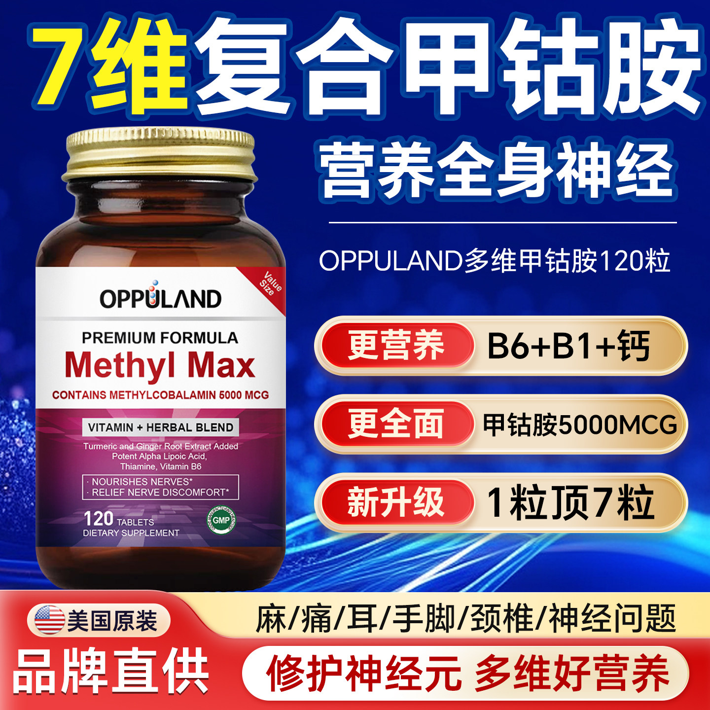 OPPULAND多维甲钴胺维生素b12图片